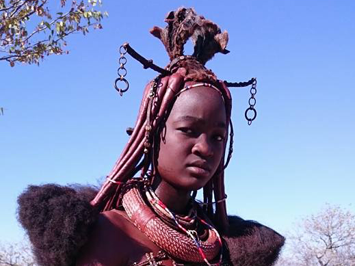 Besuch im Himba-Dorf
