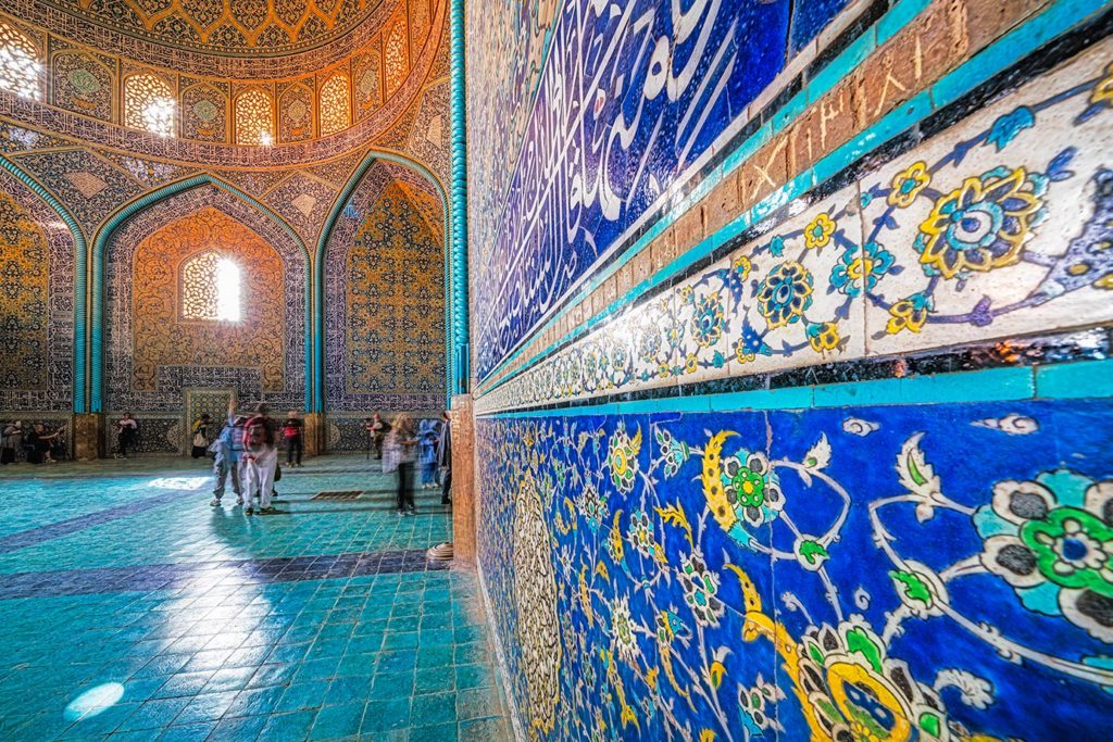 Eine Moschee in Isfahan fotografiert auf einer Fotoreise durch den Iran.