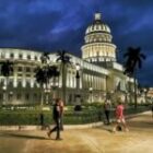 Ein Handy-Bild vom Capitol in Havanna