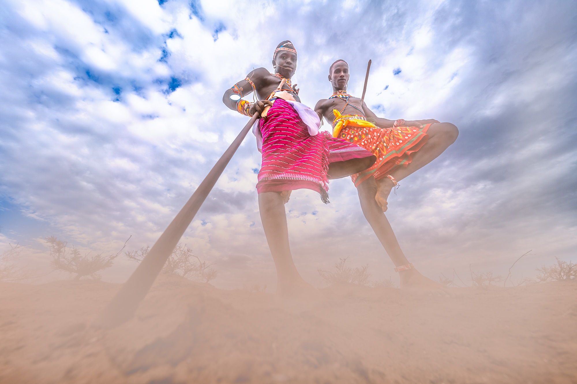 Samburu-Krieger Fotografiert auf einer Fotoreise durch Kenia mit Benny Rebel Fotosafaris GmbH.