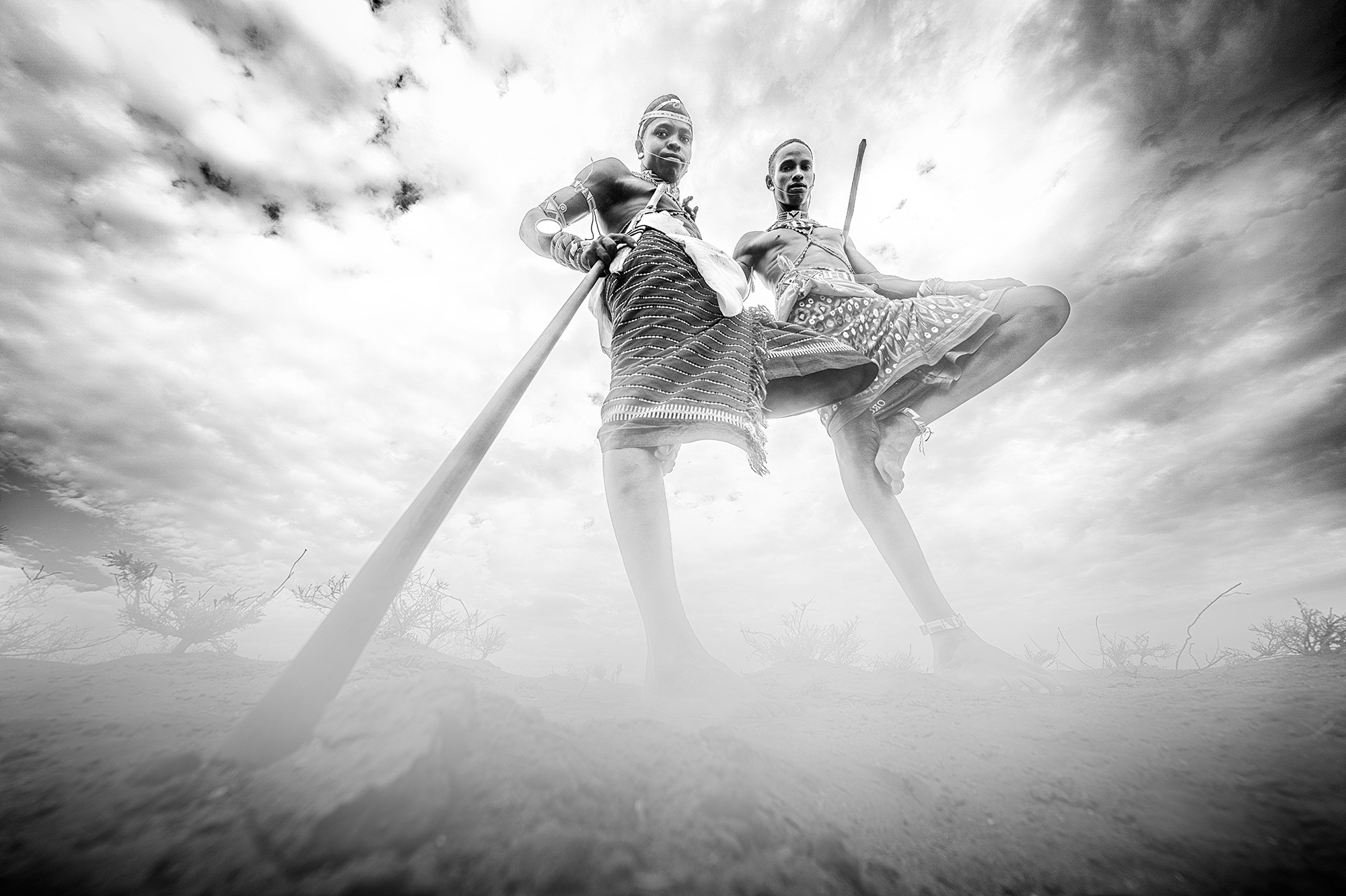 Samburu-Krieger Fotografiert auf einer Fotoreise durch Kenia mit Benny Rebel Fotosafaris GmbH.