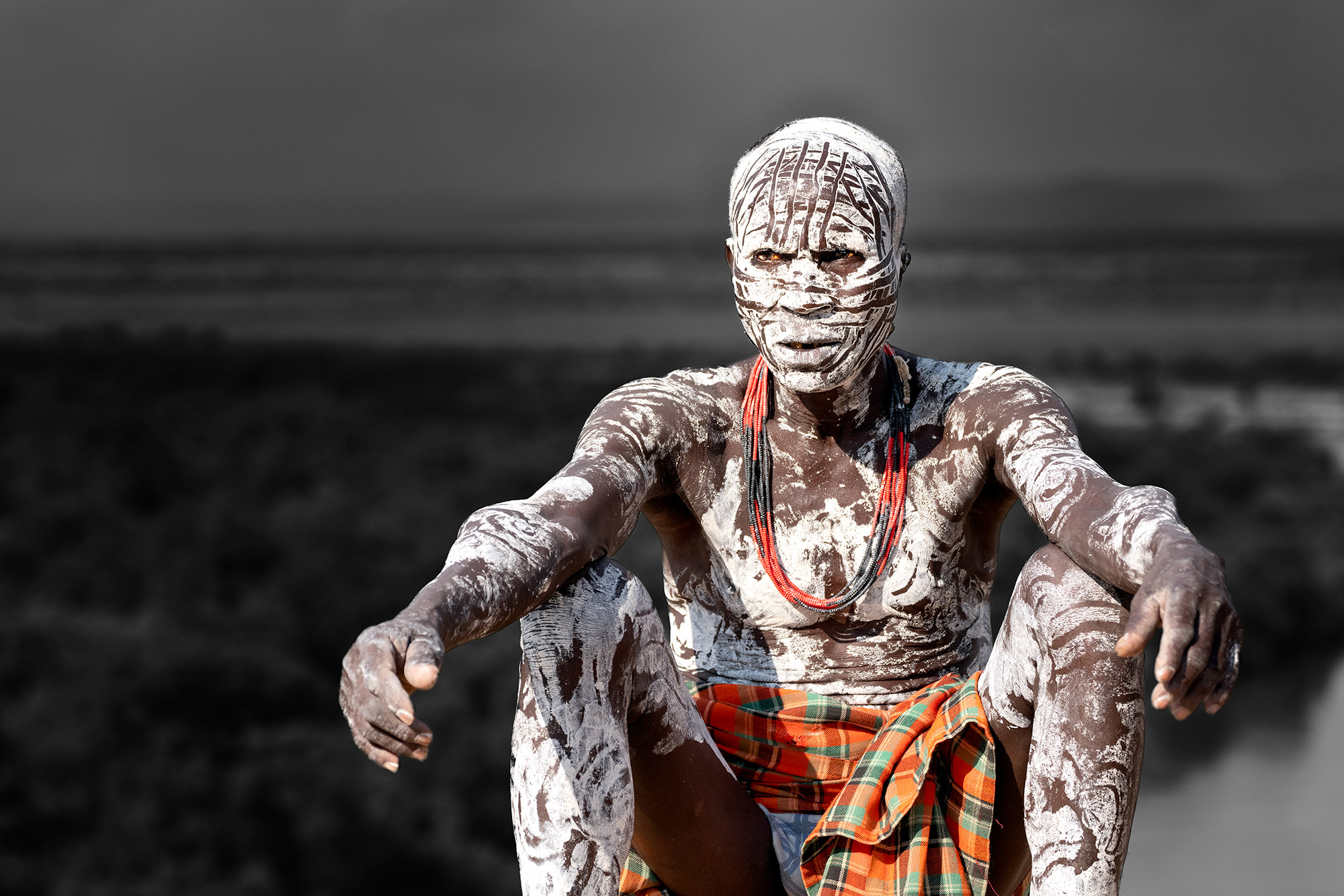 Äthiopischer Krieger - fotografiert auf einer Fotoreise durch Äthiopien mit Benny Rebel Fotosafaris GmbH.