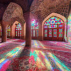 Frische Bilder von der pinken Moschee