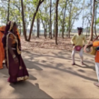 Traditionelle indische Musik im Nationalpark