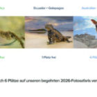 Nur noch 6 Plätze auf unseren begehrten 2026-Fotosafaris verfügbar!